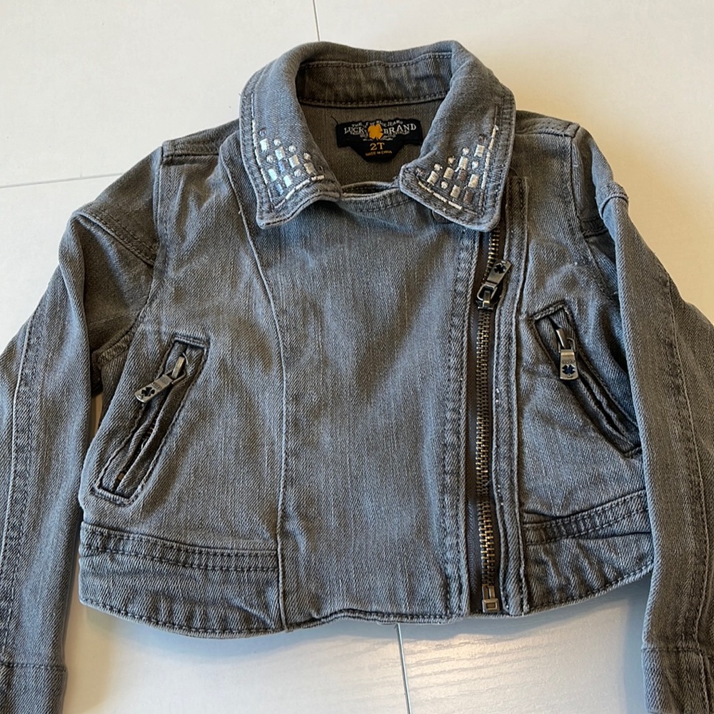 Girls Lucky Brand Jean Jacket 2t